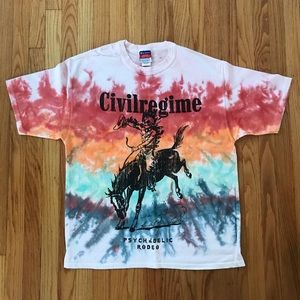 Civil Regime Sunburst/Tie Dye Tee